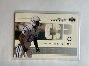 GAME USED Marvin Harrison 2002 Upper Deck Honor Roll Jerseys #CP-MH COLTS CARD - Picture 1 of 2