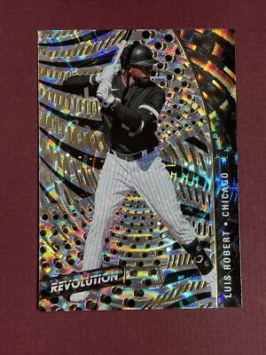2021 Panini Chronicles Revolution Luis Robert Fractal Parallel #38 Chicago - Image 1 of 4