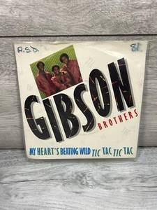 GIBSON BROTHERS MY HEART'S BEATING WILD (TIC TAC TIC TAC) 2 Track 7" Single - Imagen 1 de 4
