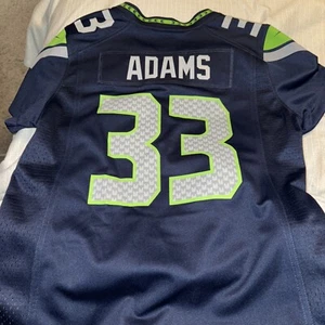 Seattle Seahawks Jersey Womens Medium Blue Nike On Field 33 Jamal Adams New Tags - Picture 1 of 1