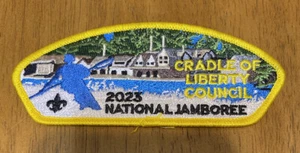 Como Nuevo 2023 JSP Cradle of Liberty Council Borde Amarillo - Imagen 1 de 1