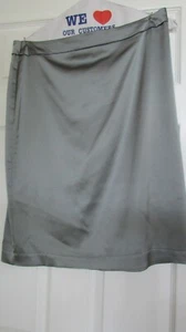 🎆MSK womens pencil skirt L career work social gray🎇 - Picture 1 of 7