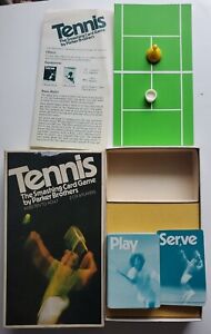 Vintage 1975 Tennis Sports Board Card Game Parker Brothers Collectible Complete