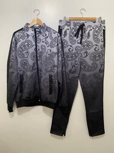VICTORIOUS BRAND GREY AND BLACK TRACK SUIT SIZE L - Picture 1 of 5