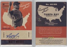 2013 Panini America's Pastime Best Red /10 Matt Moore #AB-MM Auto