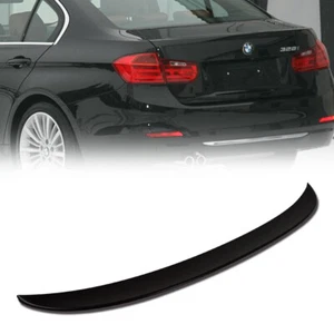 Unpainted ABS 2012-2015 For BMW F30 F80 HIGH KICK P-TYPE TRUNK SPOILER - Picture 1 of 8
