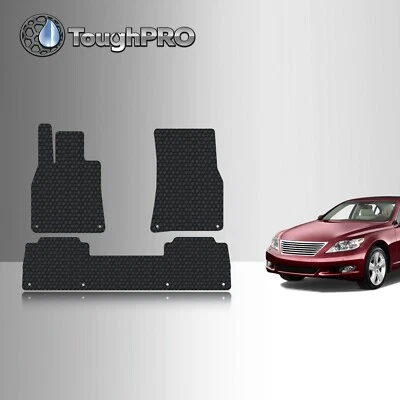 ToughPRO Floor Mats Black For Lexus LS460 RWD All Weather Custom Fit 2007-2012 - Image 1 of 4