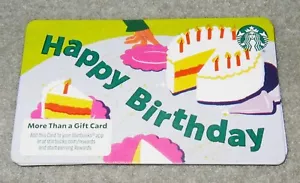 STARBUCKS 2025 "HAPPY BIRTHDAY" BC BACK GIFT CARD #6323 - Picture 1 of 1