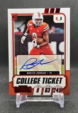 2021 Panini Chronicles Draft Picks BREVIN JORDAN Rookie Contenders RED AUTO