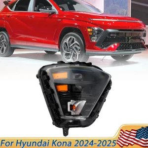 For 2024 2025 Hyundai Kona Right Passenger Side LED Headlight Headlamp Assembly - Picture 1 of 16
