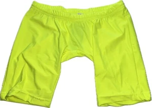 Neon Yellow N2N Bodywear Men's Low Rise Celebration II Biker Jammer Small - Picture 1 of 5