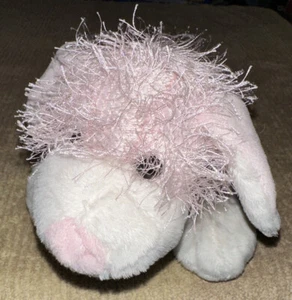 Ganz Webkins Shaggy Plush Puppy Dog Stuffed Animal 8" Pink White - Picture 1 of 13