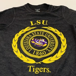 LSU Tigers Mens XS Thermal Long Sleeve Shirt - Picture 1 of 7