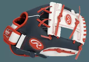 Players Series 11 In. Youth T-Ball and Baseball Gloves and Mitts, Right Hand Thr - Picture 1 of 12