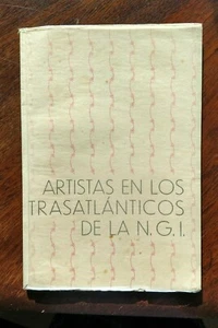 Libro Cruise Ship NGI NAVIGATION GENERALE ITALIANA Artistas en los Trasatlantico - Imagen 1 de 6