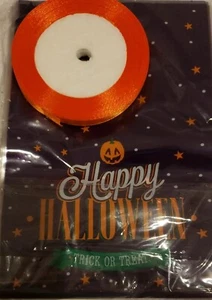 50PCS Halloween Candy Cookies Bags Party Favour Trick or Treat Sweet with Ribbon - Picture 1 of 1