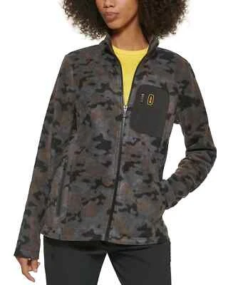 Bass Outdoor L92812 Womens Dark Grey Camo Highline Trail Fleece Jacket Size L - Image 1 of 4
