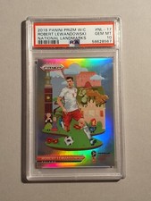 Robert Lewandowski Panini 2018 Prizm World Cup National Landmarks - PSA 10