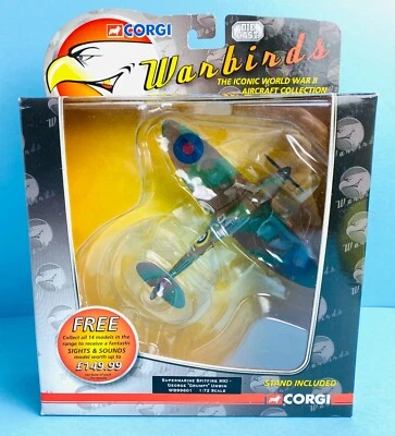 CORGI WARBIRDS 1:72 WB99601 SUPERMARINE SPITFIRE MKI GEORGE 'GRUMPY' UNWIN *NEW* - Image 1 of 3