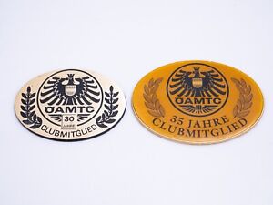 ÖAMTC 30 + 35 Jahre Clubmitglied Plaketten Plakette Schild Badge