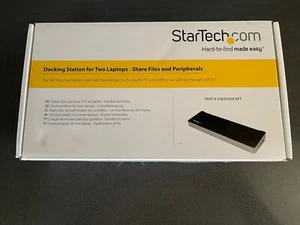 StarTech.com USB 3.0 Docking Station for 2 x Laptops/ Desktop with file transfer - Picture 1 of 8