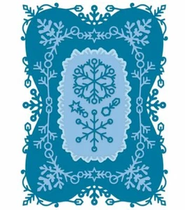 Heartfelt Creations Home for the Holidays - Holiday Snowflake Frame Die Card - Picture 1 of 5