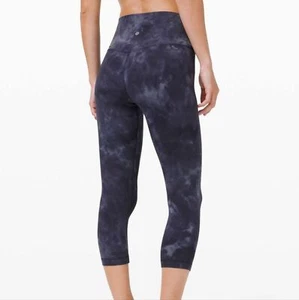Leggings recortados Lululemon Align 21" alineados tinte diamante para mujer talla 20 - Imagen 1 de 11