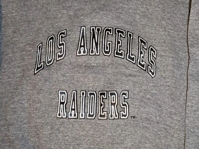 Vintage NWT 80s Los Angeles Raiders Russell Athletic NFL Crew Neck Sweatshirt - Image 1 of 4