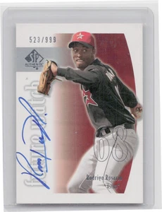 2002 SP Authentic Rodrigo Rosario AU SN999 RC #136 Astros - Picture 1 of 2