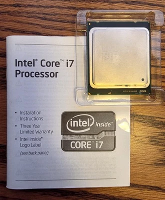 CPU Intel Core i7-3820 3,60 GHz 4 núcleos 10M LGA-2011 de tercera generación Foto 1 de 3