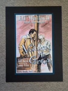 Eli Wallach Signed Visiting Mr Green Broadway Theater Matted Play Poster 15 X 20 - Picture 1 of 8