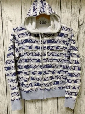 Sudadera con Capucha Nativa Ortega Bape Usada Para Hombre Cremallera, Talla, Informal Foto 1 de 4