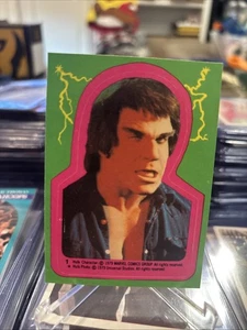 The Incredible Hulk TV Show Sticker #1 From Topps 1979 Trading Card Set EX - Picture 1 of 6