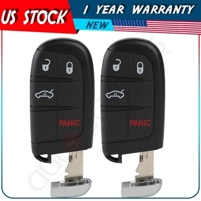 2 Remote Car Key Fob for Chrysler 300 2011 2012 2013 2014 2015 2016 2017 2018 - Image 1 of 4