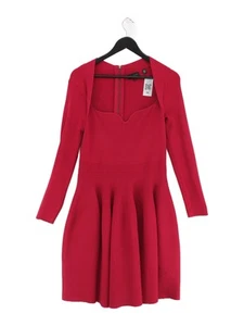 Ted Baker Women's Midi Dress UK 14 Red Viscose with Polyester Bodycon - Picture 1 of 5