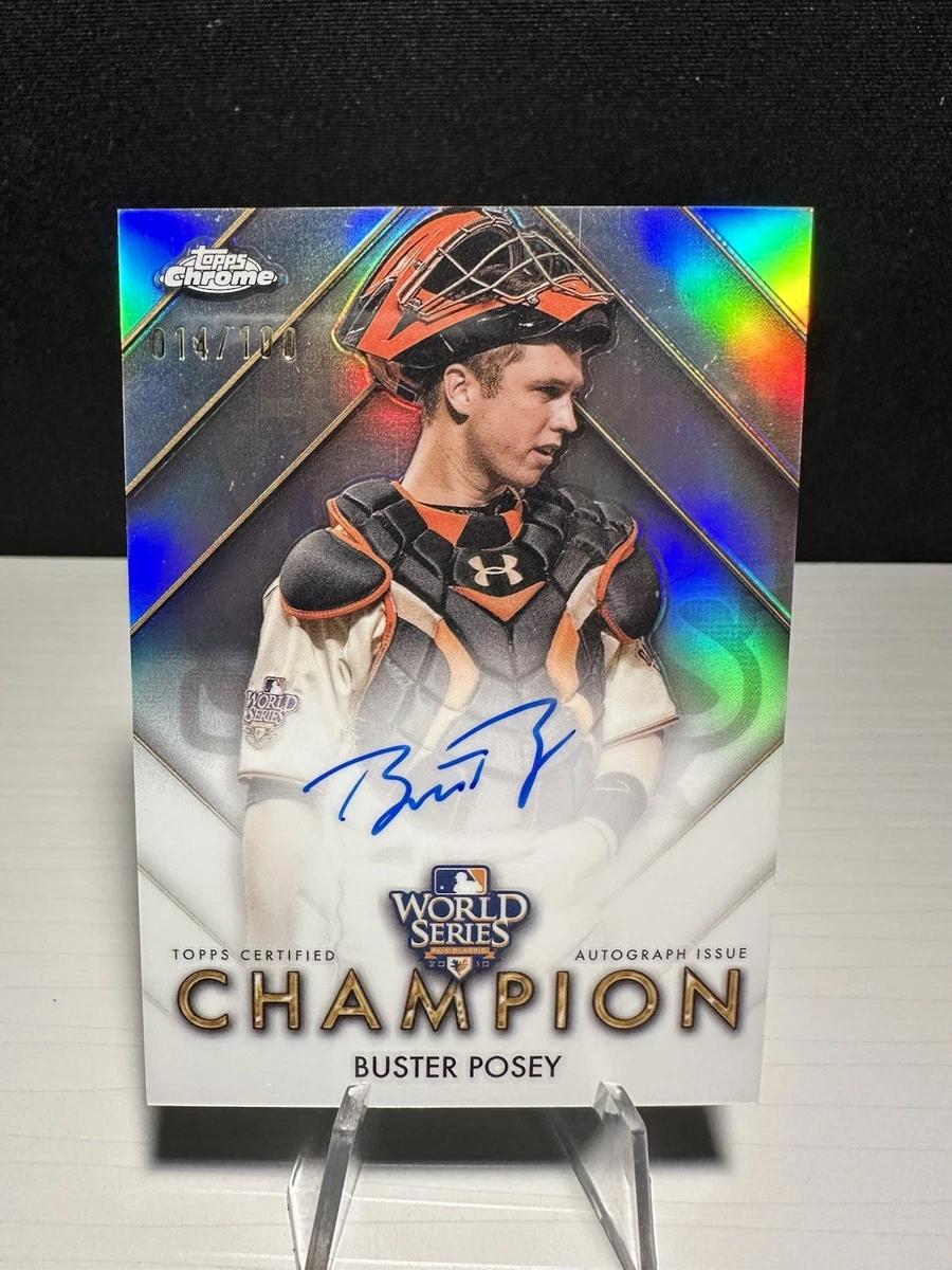 ゲームセンター・ゲームカード MLB BUSTER POSEY ROOKIE AUTOGRAPH