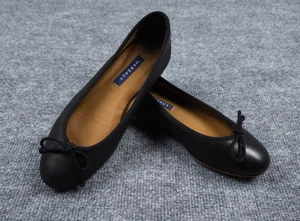 MARGAUX Demi Zapatos Planos Mujer 36M Negro Ballet Pajarita Cuero España - Imagen 1 de 9