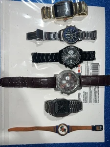 Watch Lot For Wear/Parts Men’s Ice Star, Amitron, TeamMate Florida Gators/ As Is - Picture 1 of 11
