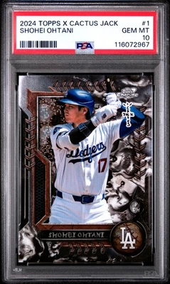 2024 Topps Cosmic Chrome X Cactus Jack Shohei Ohtani #1 PSA 10 - Image 1 of 2
