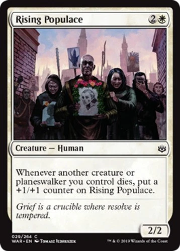 x1 Rising Populace - War Of The Spark - NM - MTG - Image 1 of 1
