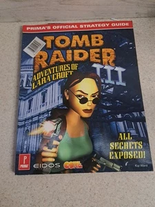 Tomb Raider III 3 Prima Guida Strategica Ufficiale - Sony Playstation PS1 PSX - Foto 1 di 7