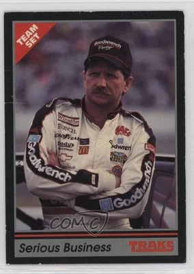 1992 Traks Team Sets Dale Earnhardt Serious Business #2 HOF - Image 1 of 2