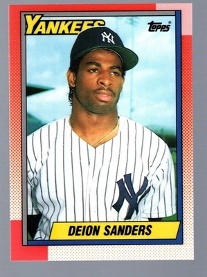 Deion Sanders 1990 Topps Tiffany #61 Foto 1 de 2