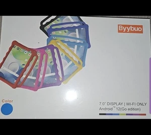 Byybuo K7 7" Display, Android 12 (Go Edition) Blue Kids Tablet. 32Gb internal... - Picture 1 of 4