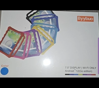 Byybuo K7 7" Display, Android 12 (Go Edition) Blue Kids Tablet. 32Gb internal... - Image 1 of 4