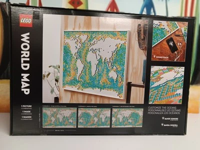 LEGO Art: World Map (31203) Brand New & Sealed Retired Lego Set - Image 1 of 3