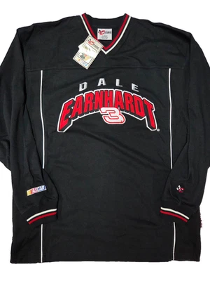 Chase Authentics NASCAR Dale Earnhardt Long Sleeve Shirt in Black Size L - Image 1 of 4