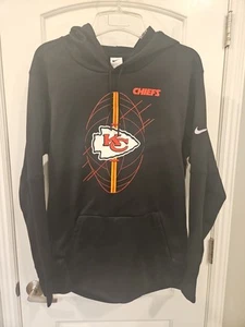 Nike Kansas City Chiefs Hoodie Herren Gr. XL schwarz NFL Pullover Icon Sweatshirt - Bild 1 von 6