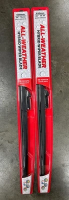 Set Of 2 Toyota Wiper Blades 2007-2021 Tundra Or 2008-2021 Sequoia FROM DEALER - Image 1 of 4