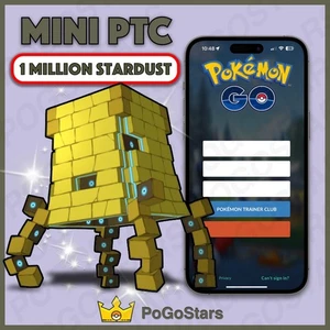 Pokémon PTC Go - Shiny Stakataka - 1M Sternenstaub✨Beschreibung lesen✨ - Bild 1 von 1